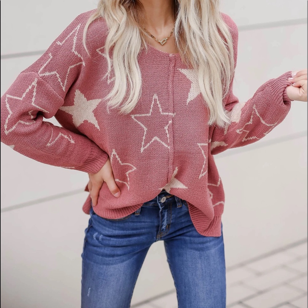Star Power Sweater - Medium